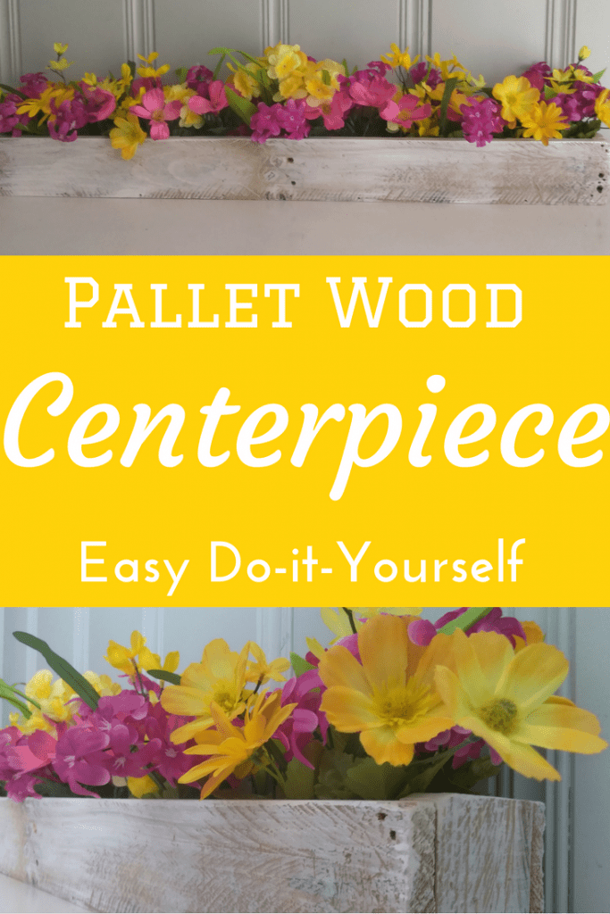 DIY, centerpiece, pallet wood