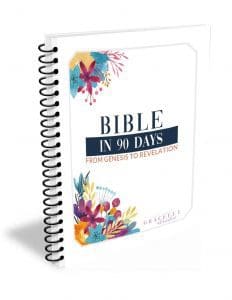 how to read the Bible in 90 days notebook