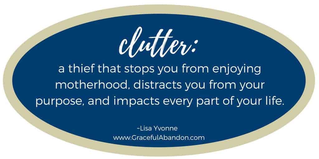 getting rid of clutter quote