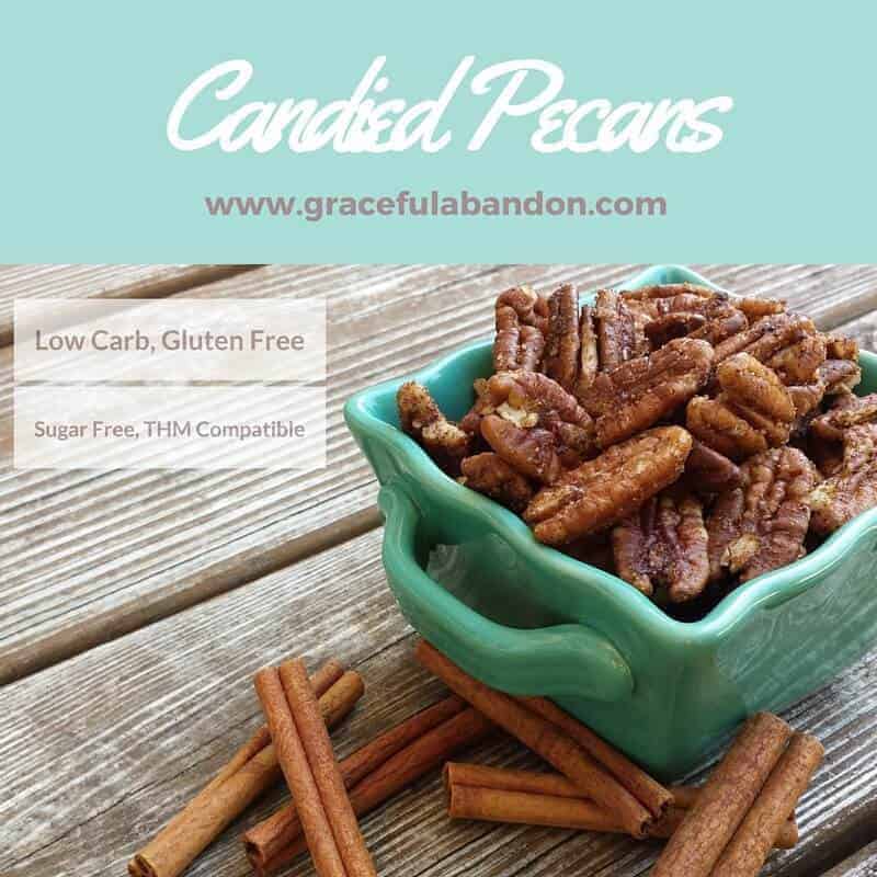 Candied Pecans Low Carb, Sugar Free, & Delish! · Graceful Abandon