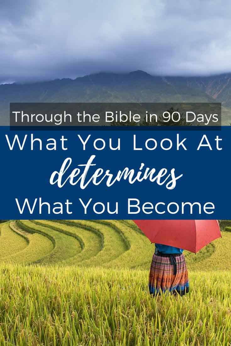 What you look at determines what you become. How do you handle your problems? What do you do when you are discouraged? The truth is that you need to know who you are and WHO GOD IS.
