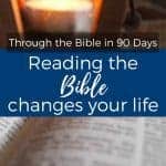 Reading the Bible changes your life. Turn to the Lord with all heart, soul, and strength.