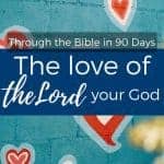 the love of the Lord your God