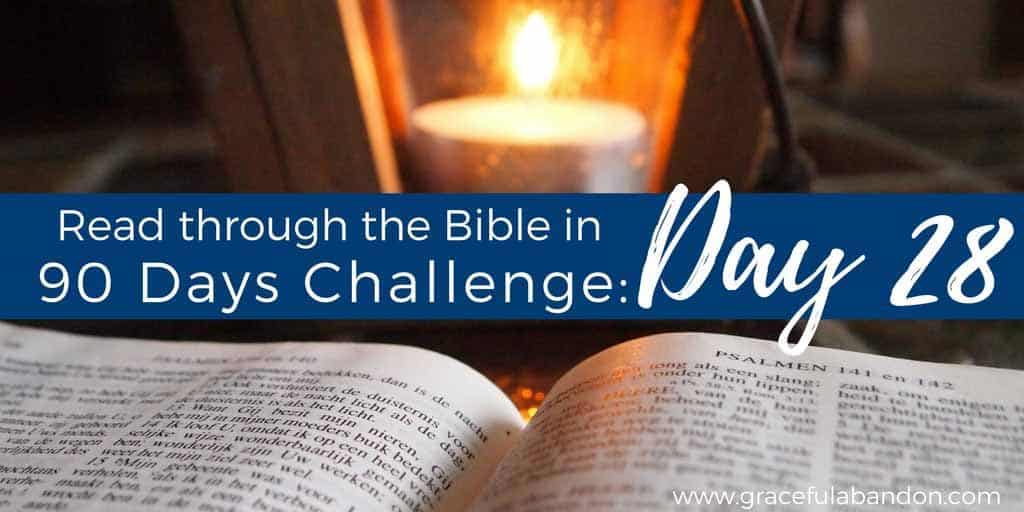 Read the Bible in 90 days with Graceful Abandon. Reading the Bible changes your life. A look at the action demanded by a heart change in the Christian's life.