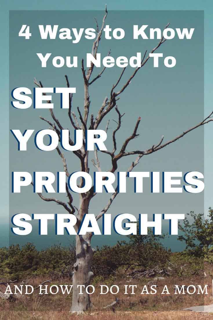 Are you so busy with the urgent that you are missing the important? Check these 4 areas of your life and know if you need to work at setting your priorities straight. Motherhood and Marriage and all the rest of life can keep you busy, but never fulfilling your purpose if you're not careful.