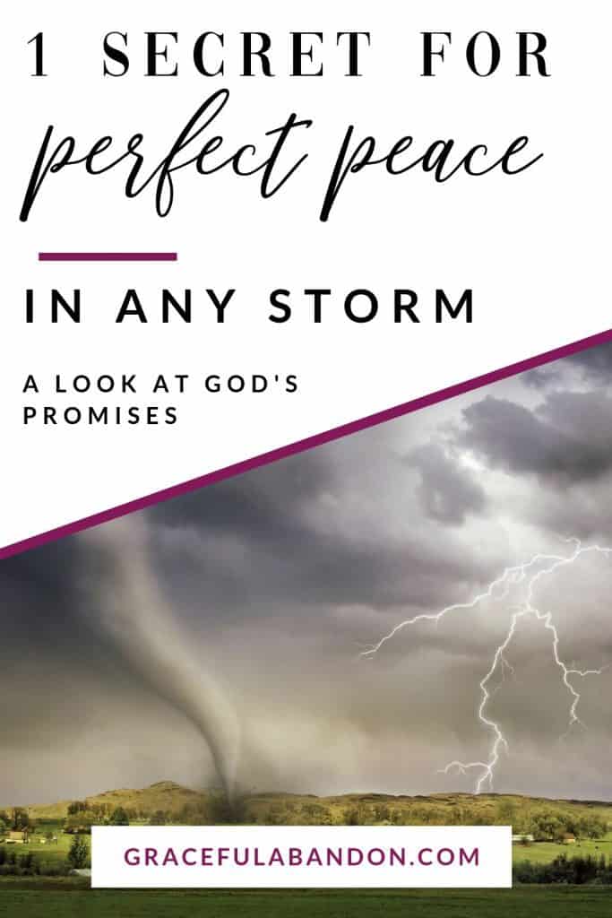 peace in life's storms